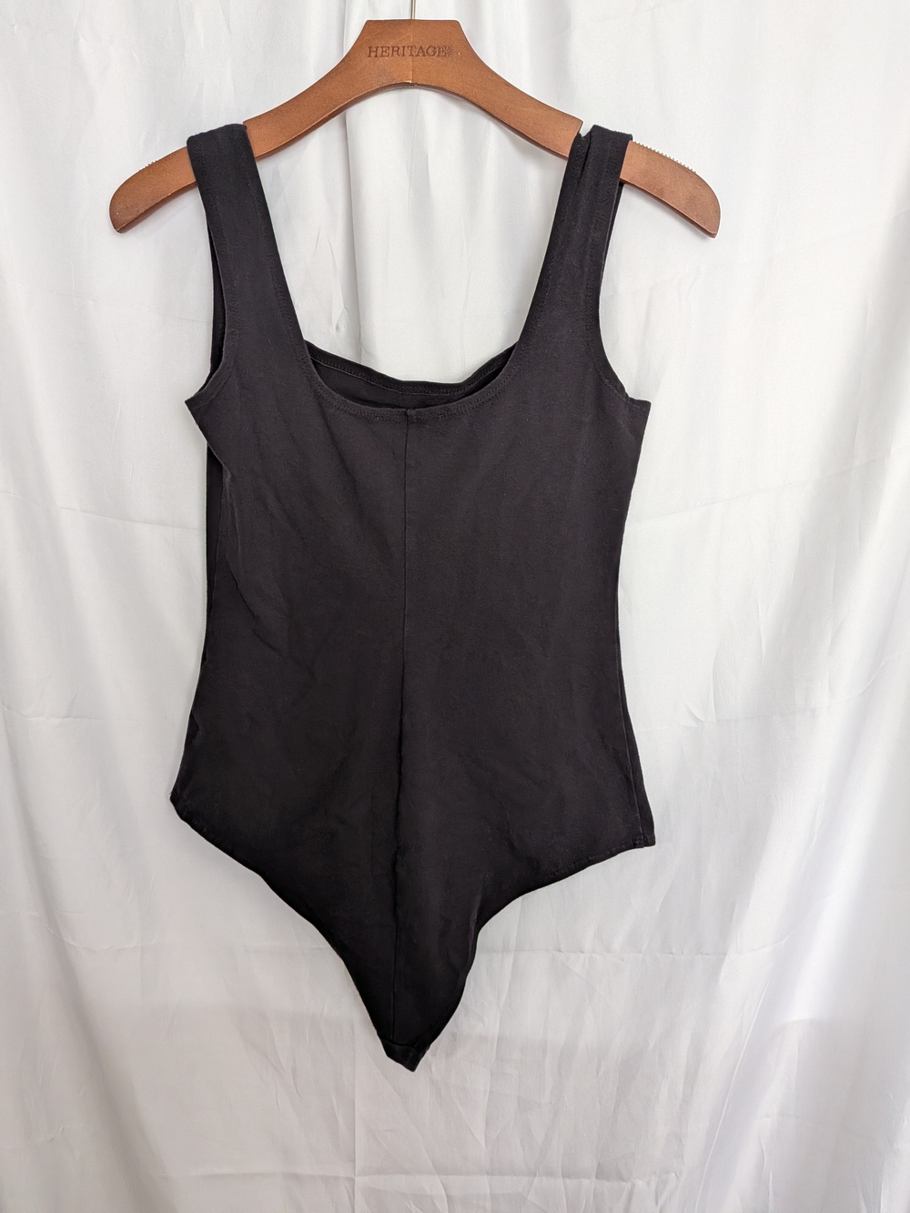 Reformation Black Demi Knit Bodysuit Size Medium - Picture 6 of 7